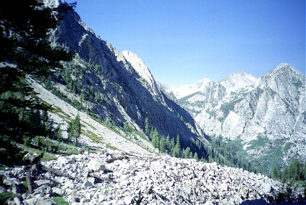 Bubbs Creeek Valley from Charlotte Creek Trail