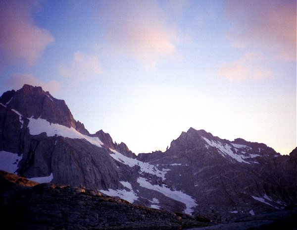Ridgeline at sunset