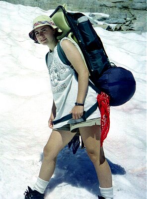 Eva on Snowfield