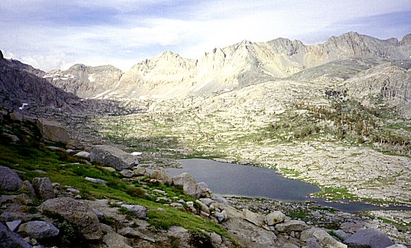 Nine Lakes Basin from Kaweah Gap