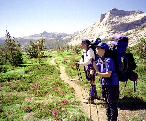 Chris and Lisa on in Big Arroyo