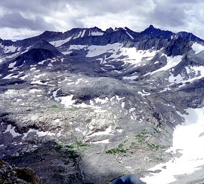 Looking Down Middle Section