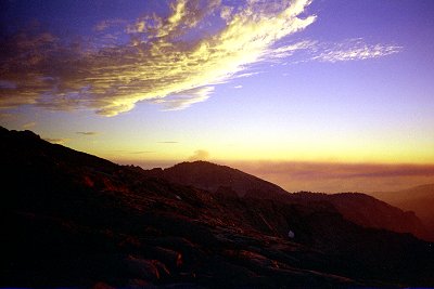 Clouds at sunset